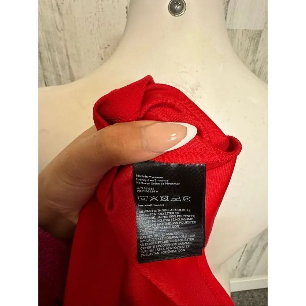 H&M Red blouse - Picture 2 of 7